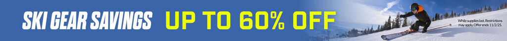 Ski Gear Savings - Up to 60% Off