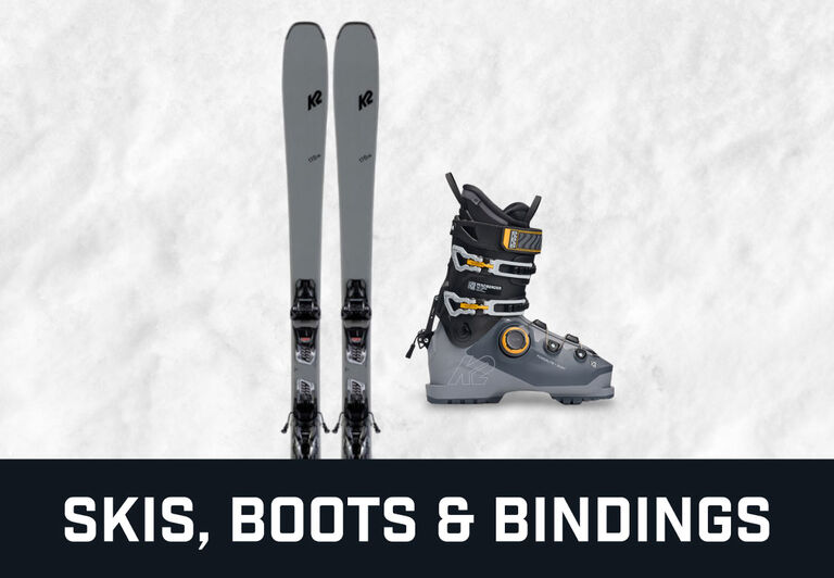 Skis, boots, & bindings