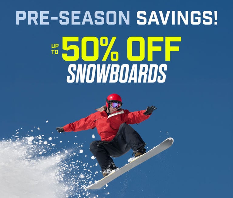 Up to 50% Off Snowboards