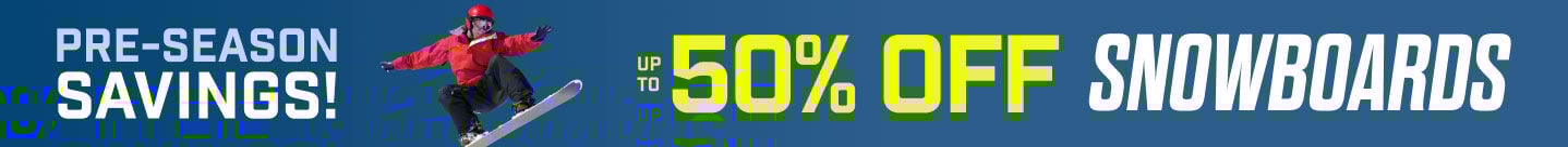 Up to 50% Off Snowboards
