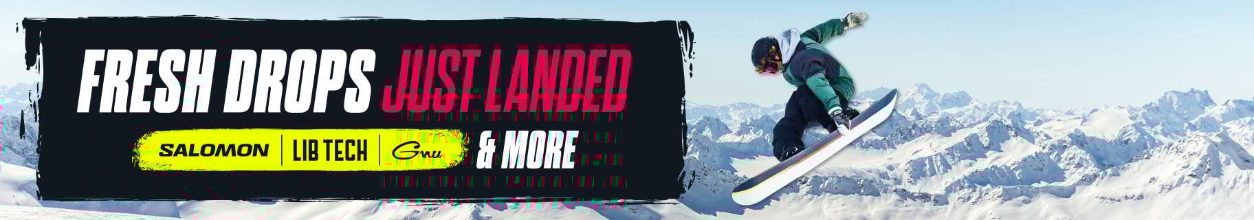 Fresh Drops Just Landed - Salomon, Lib Tech, GNU & More