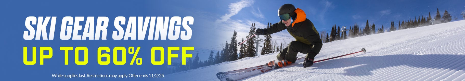 Ski Gear Savings - Up to 60% Off