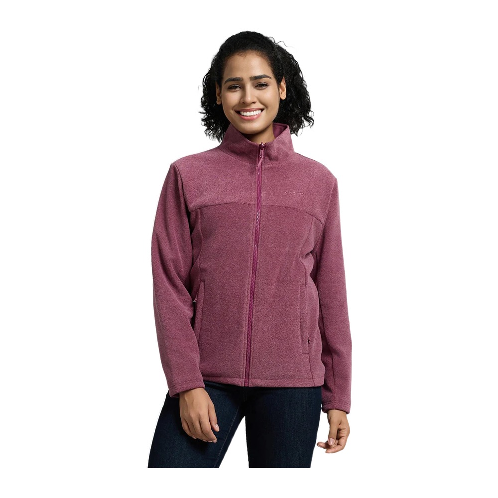 ORORO River Ridge Women's Heated Fleece Liner Jacket with Rechargeable Battery 2XL - Maroon | The House