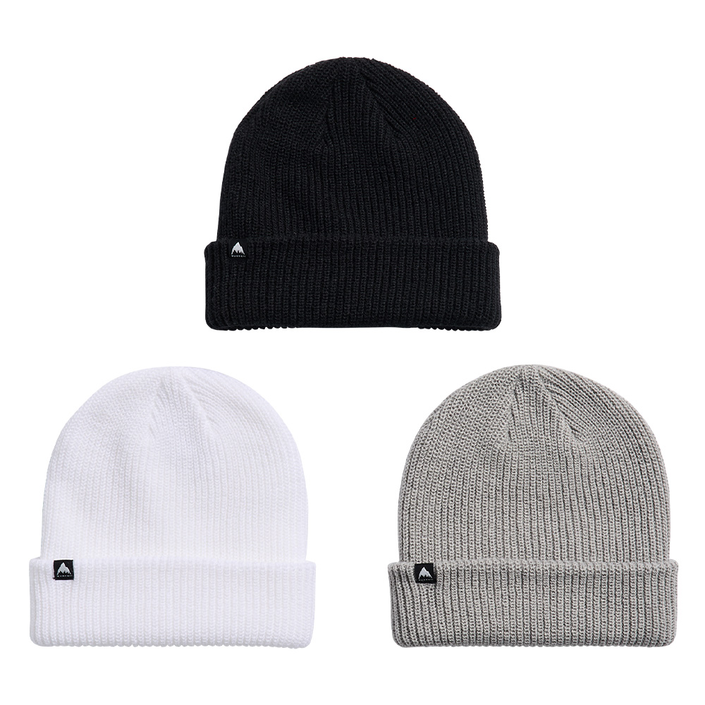 Burton DND Beanie 3 Pack - True Black/Sharkskin/Stout White | The House