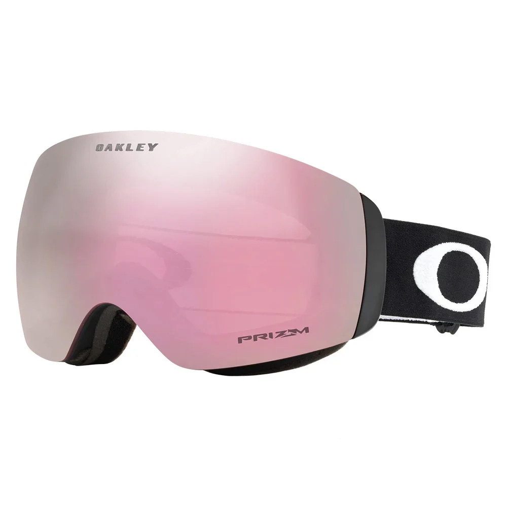 Oakley Flight Deck M Snow Goggle   Matte Black w/ Prizm Hi Pink Lens Medium | The House