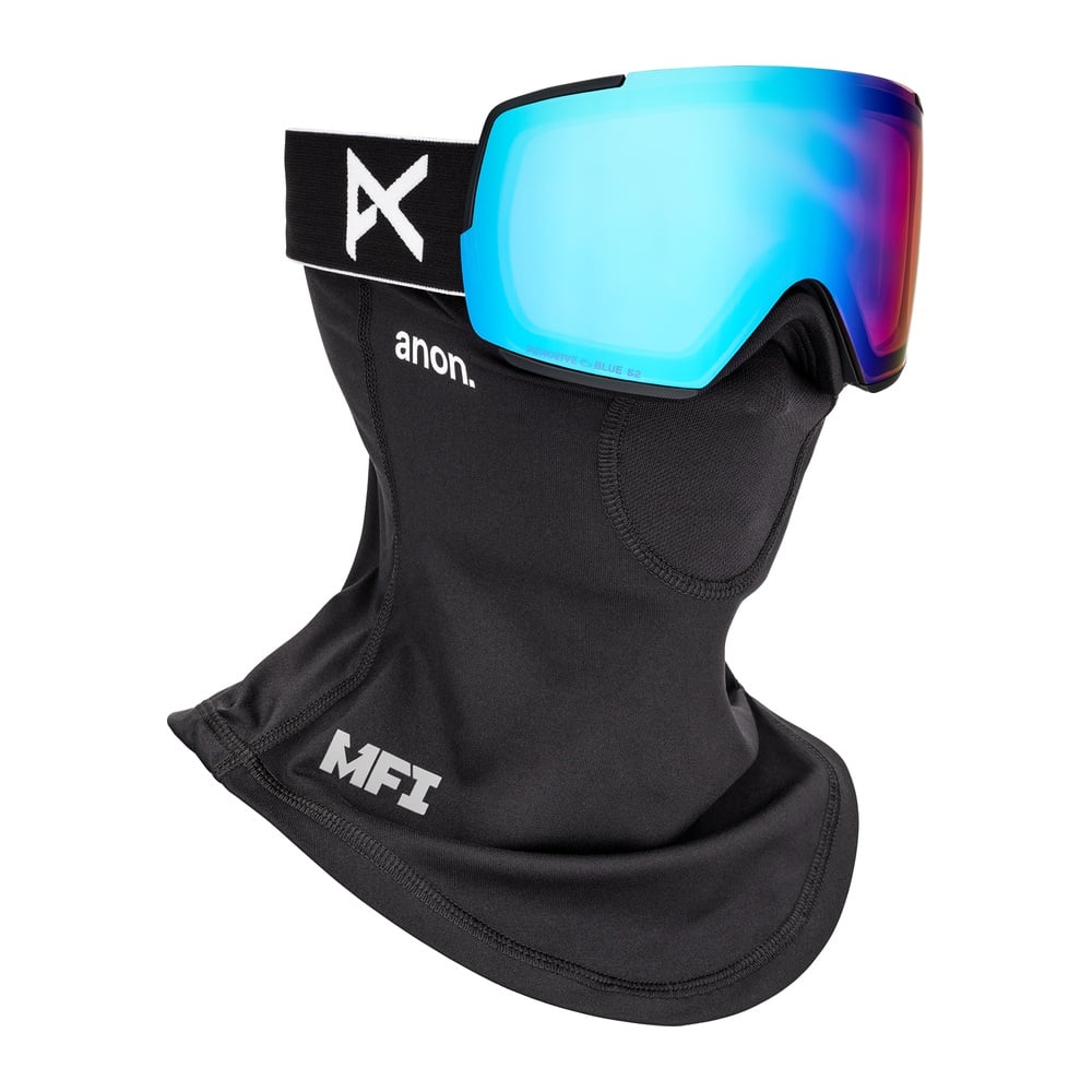 Anon Anon M5 Snow Goggles + Bonus Lens + MFI Face Mask in Black/Perceive Variable Blue | The House - $319.95 at The House