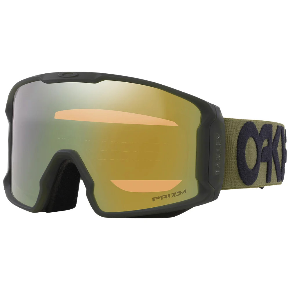 Oakley Line Miner L Snow Goggle - Dark Brush w/ Prizm Sage Gold Lens Large - Blue | The House