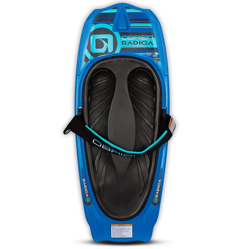 O'Brien Radica Kneeboard with Aquatic Hook??Blue/Black, Blemished 49.7 in x 20.1 in | The House