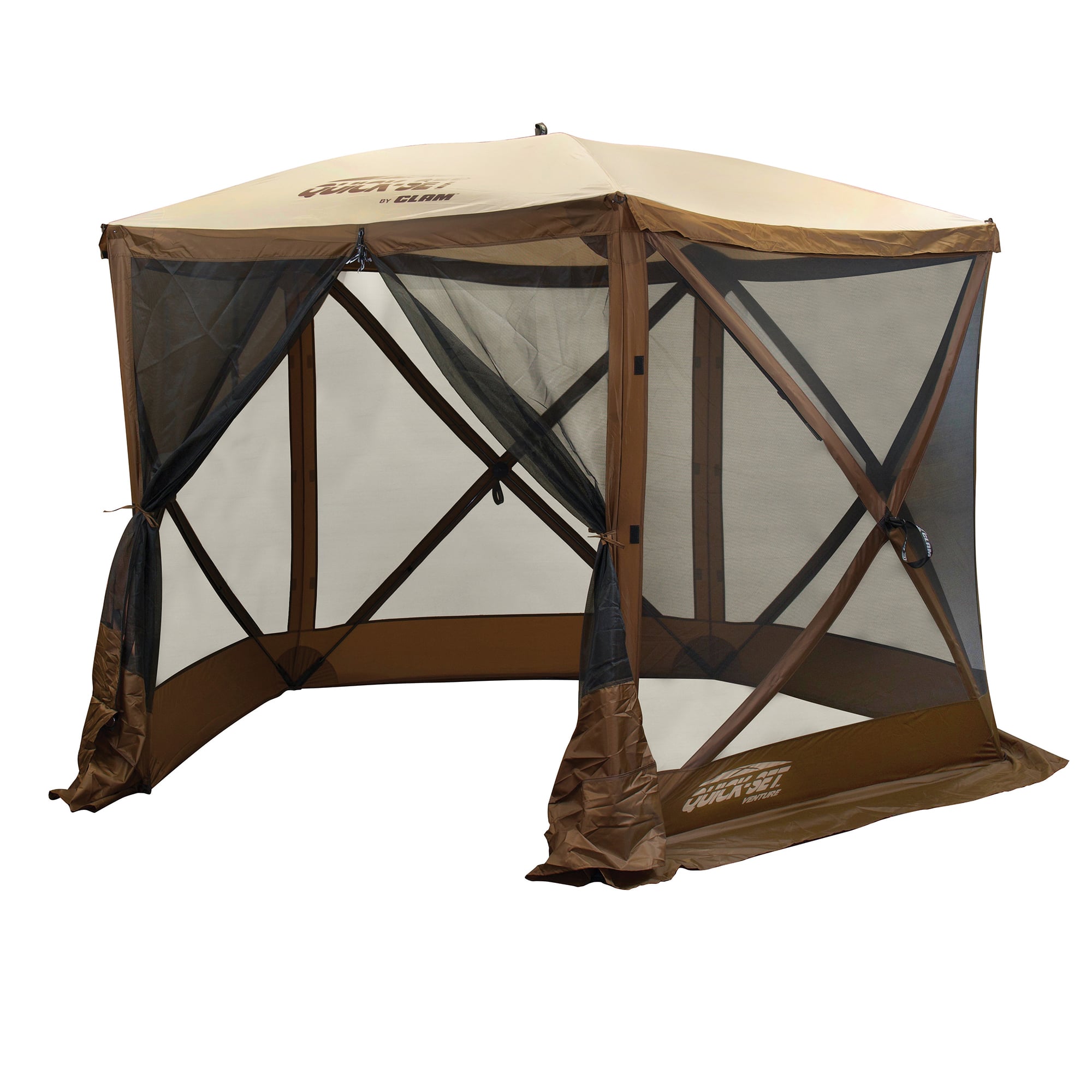 Clam Venture 5-Sided QuickSet Screen Shelter - Brown | The House