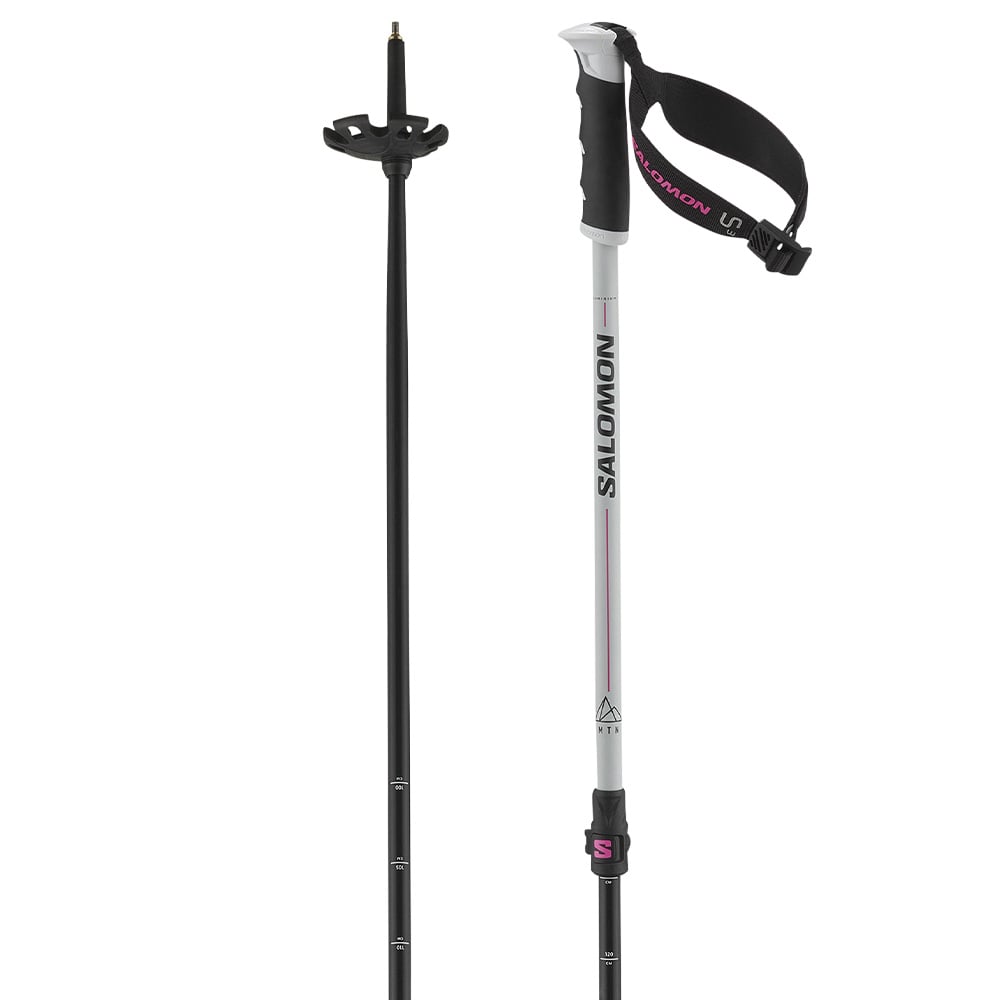 Salomon MTN S3 Aluminum Ski Poles - One Size, Evening Haze