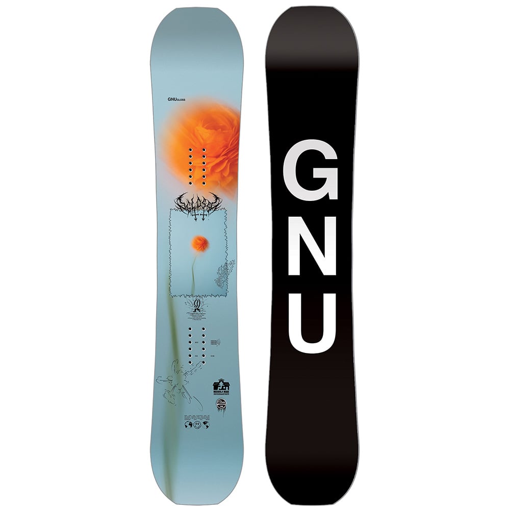 スノーボード GNU gloss 144 18-19 GNU Gloss Blem Women's Snowboard | 144