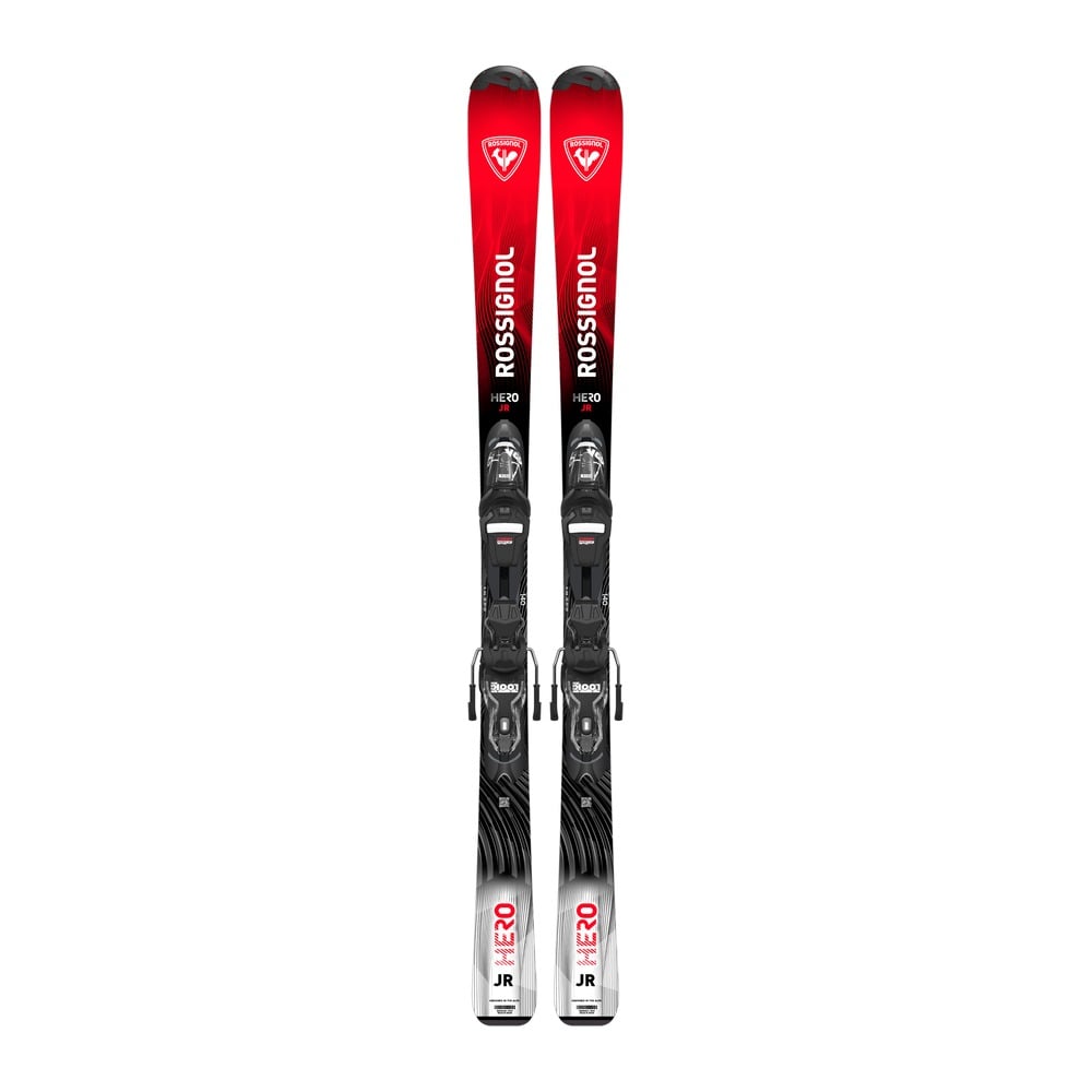 Rossignol Hero Jr 100-140 Skis with Kid4 Bindings 108mm | The House
