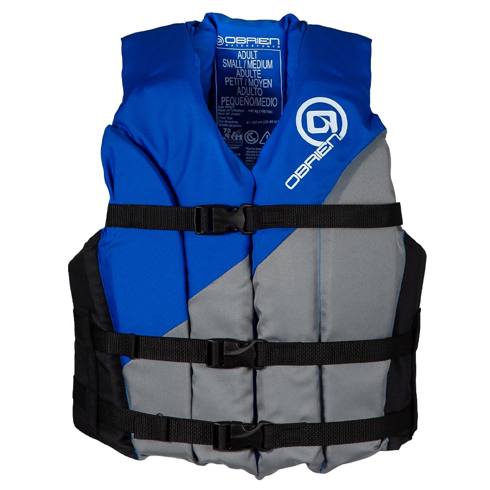 O'Brien Blue/Gray Nylon Level 70 Buoyancy Aid, L/XL Large/XL | The House