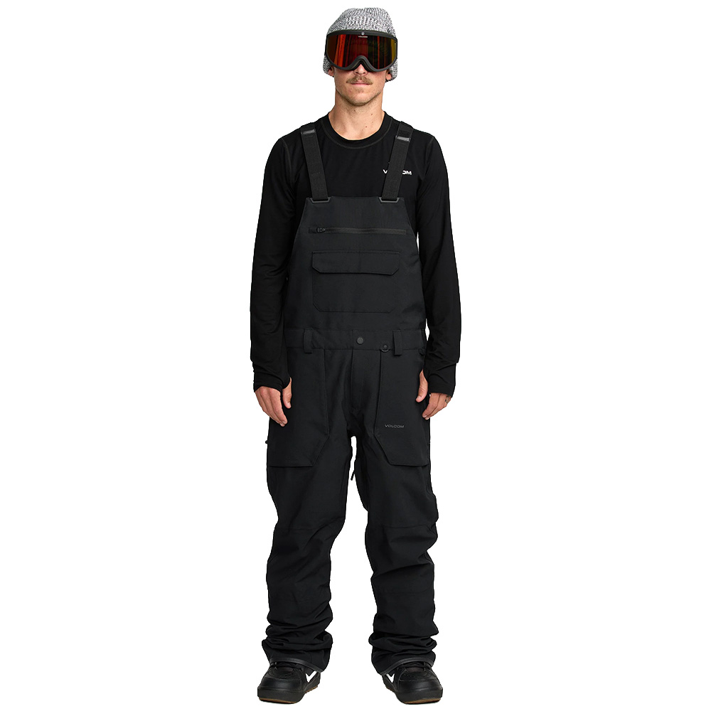 Volcom Men's Roan Bib Overall Large   Black | The House