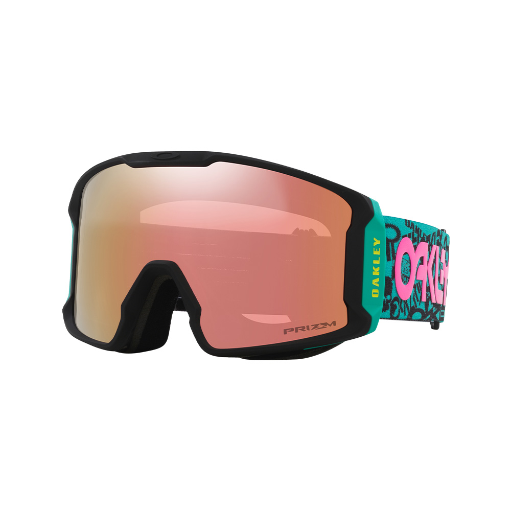 Oakley Line Miner L Snow Goggles Large   Logo Collage/Prizm Rose Gold | The House