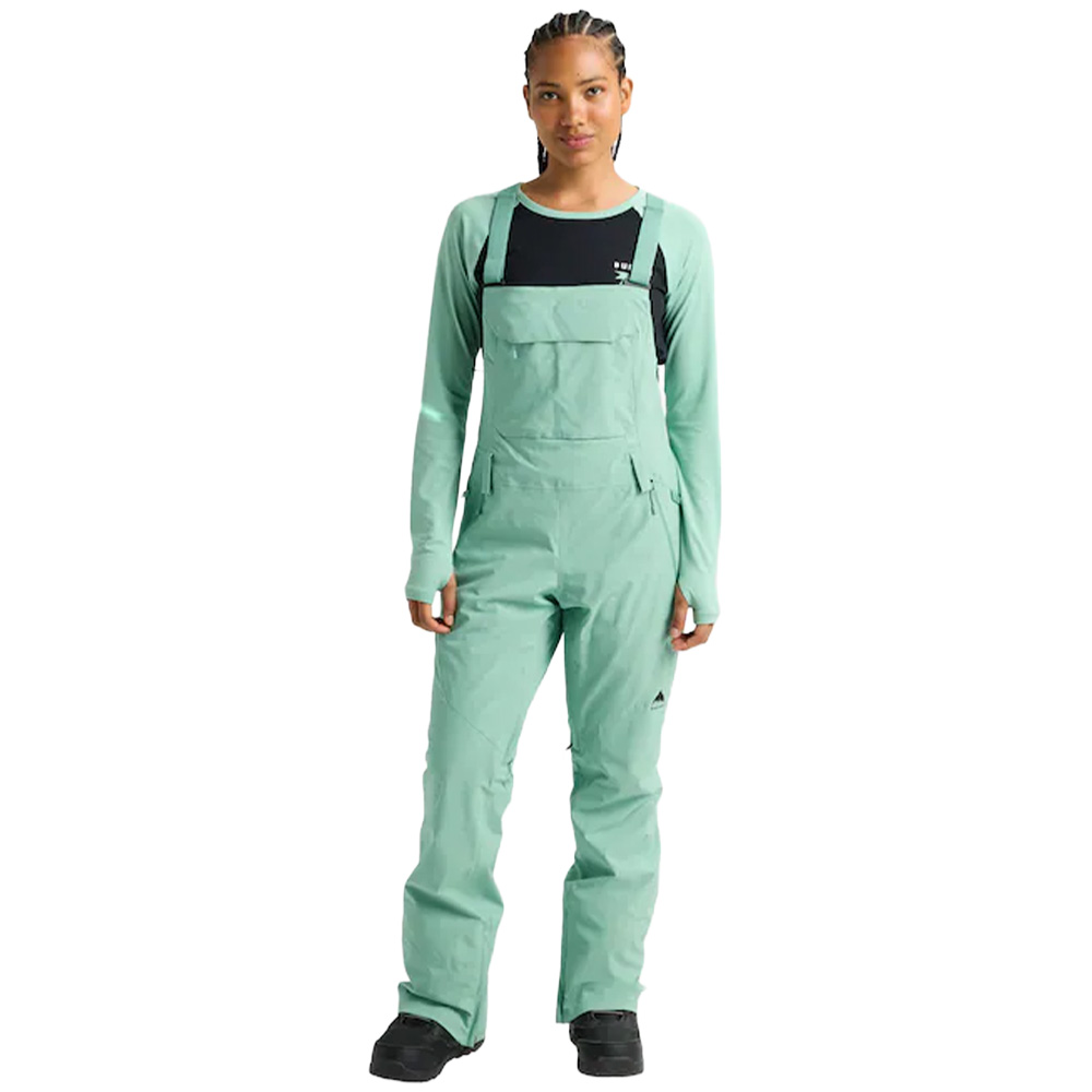 Burton Reserve 2L Stretch Women's Snow Bib Large   Soft Sage | The House