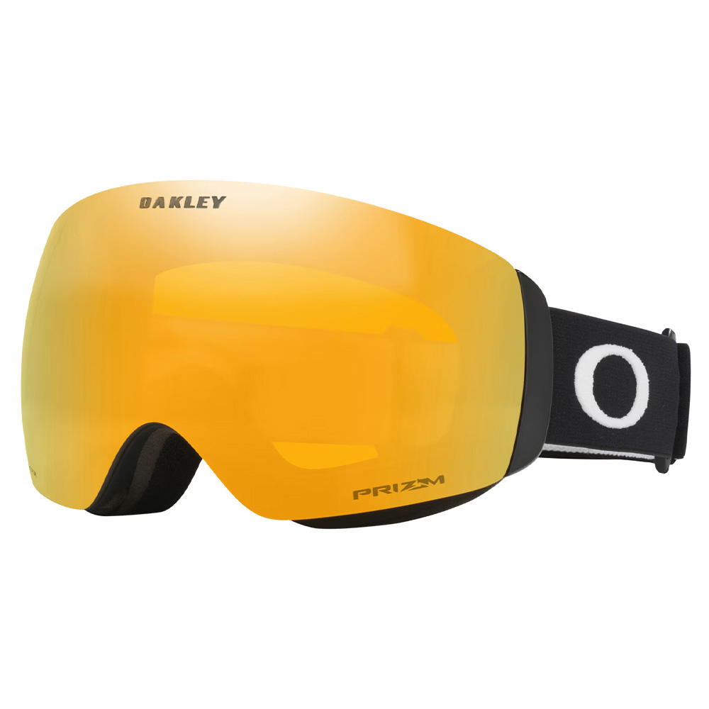 Oakley Flight Deck M Snow Goggles   Matte Black w/ Prizm 24K Iridium Lens Medium   Blue | The House