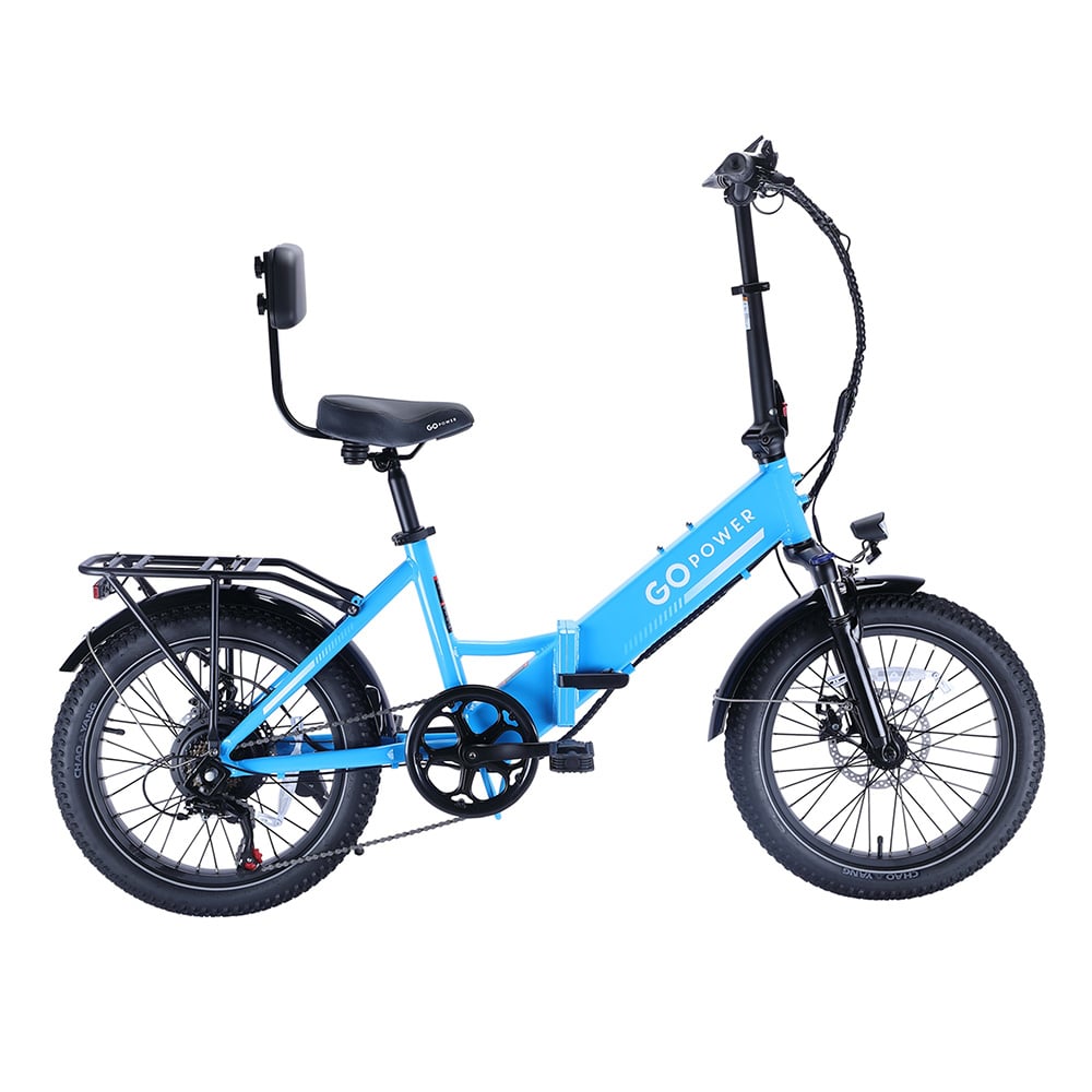  GOPowerBike GOCRUISER V2 FOLDING ELECTRIC BIKE, Blue | The House - $999.99 at The House