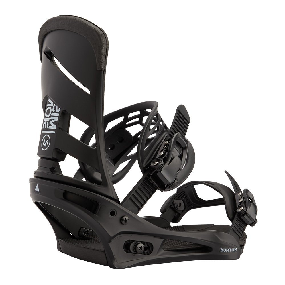 Burton Men's Mission Re:Flex Snowboard Bindings Medium   Black | The House