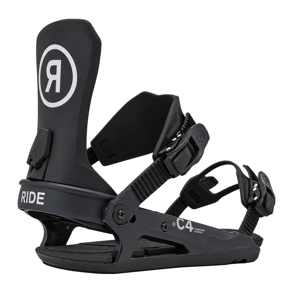 RIDE 2027 C-4 Snowboard Bindings Medium - Black | The House