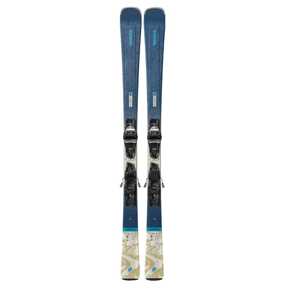 K2 Disruption 76 Women's Skis w/ Quikclik Free Bindings