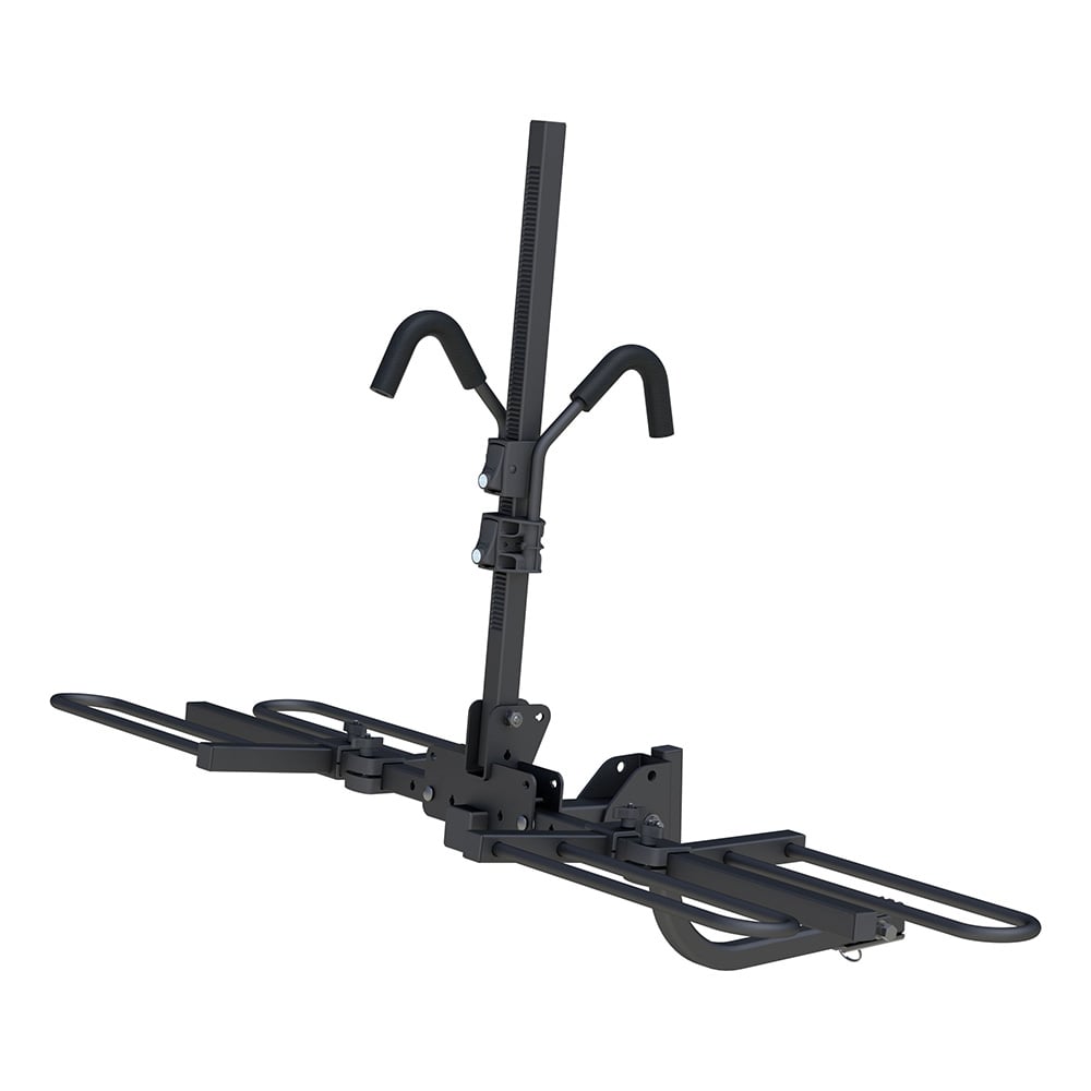 CURT 18085 Tray Style Hitch Mounted 2 Bike Rack??1-1/4 or 2 in Shank - Black | The House