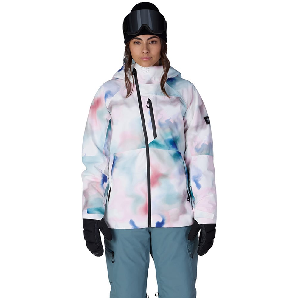 686 Women's Hydra Thermagraph Jacket Small - Green Ink Wash | The House