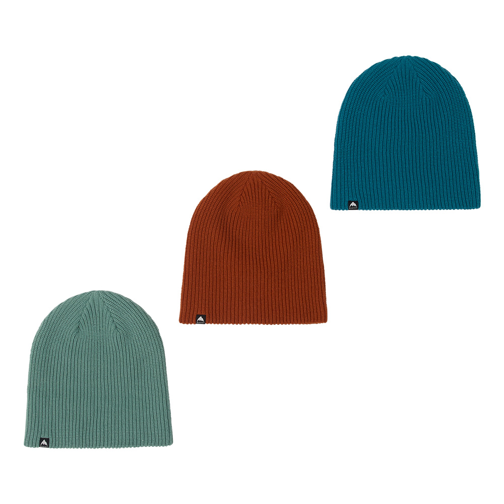 Burton Recycled DND Beanie (3 Pack) - Chestnut Brown/Blue Teal/Soft Sage | The House