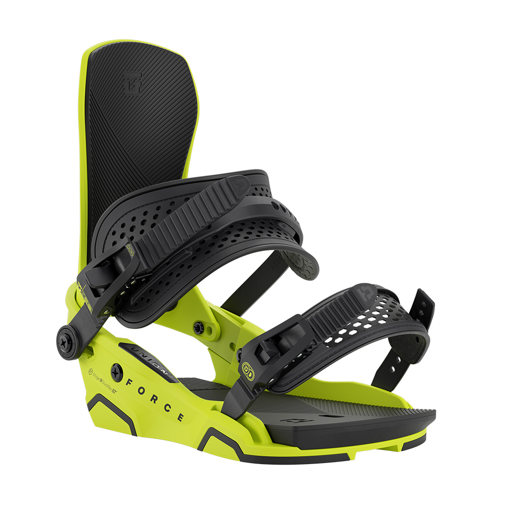 Union Force Men's Snowboard Bindings Large   Cyber Lime | The House