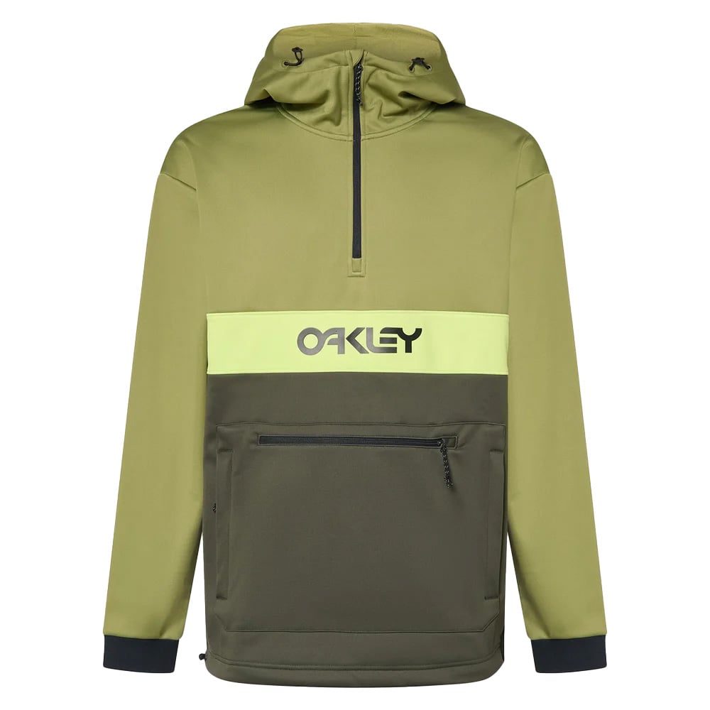 Oakley Men's TNP Nose Grab Softshell Hoodie Large - New Dark Brush/Fern | The House