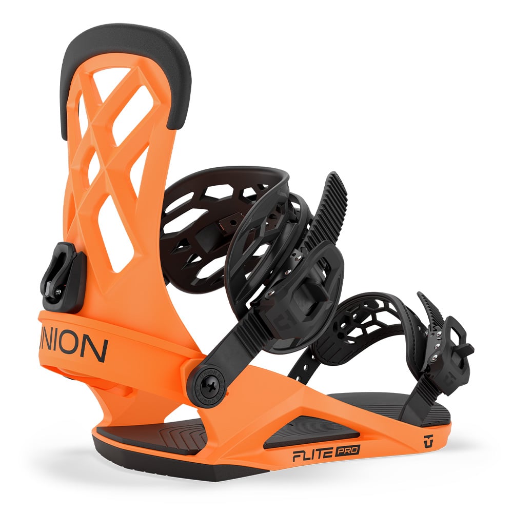 Union Flite Pro Men's Snowboard Binding Large   Orange | The House