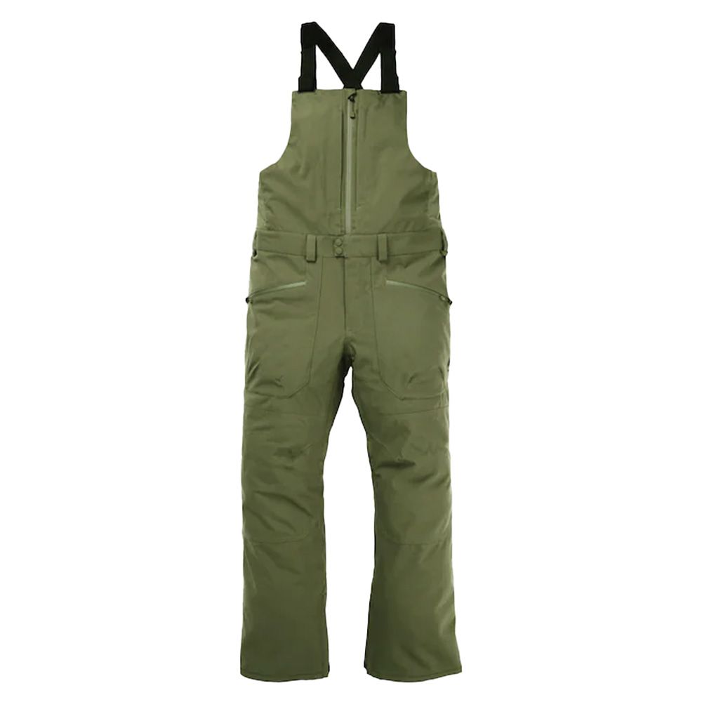 Burton Men's Reserve 2L Bib Pants | Small, Forest Moss