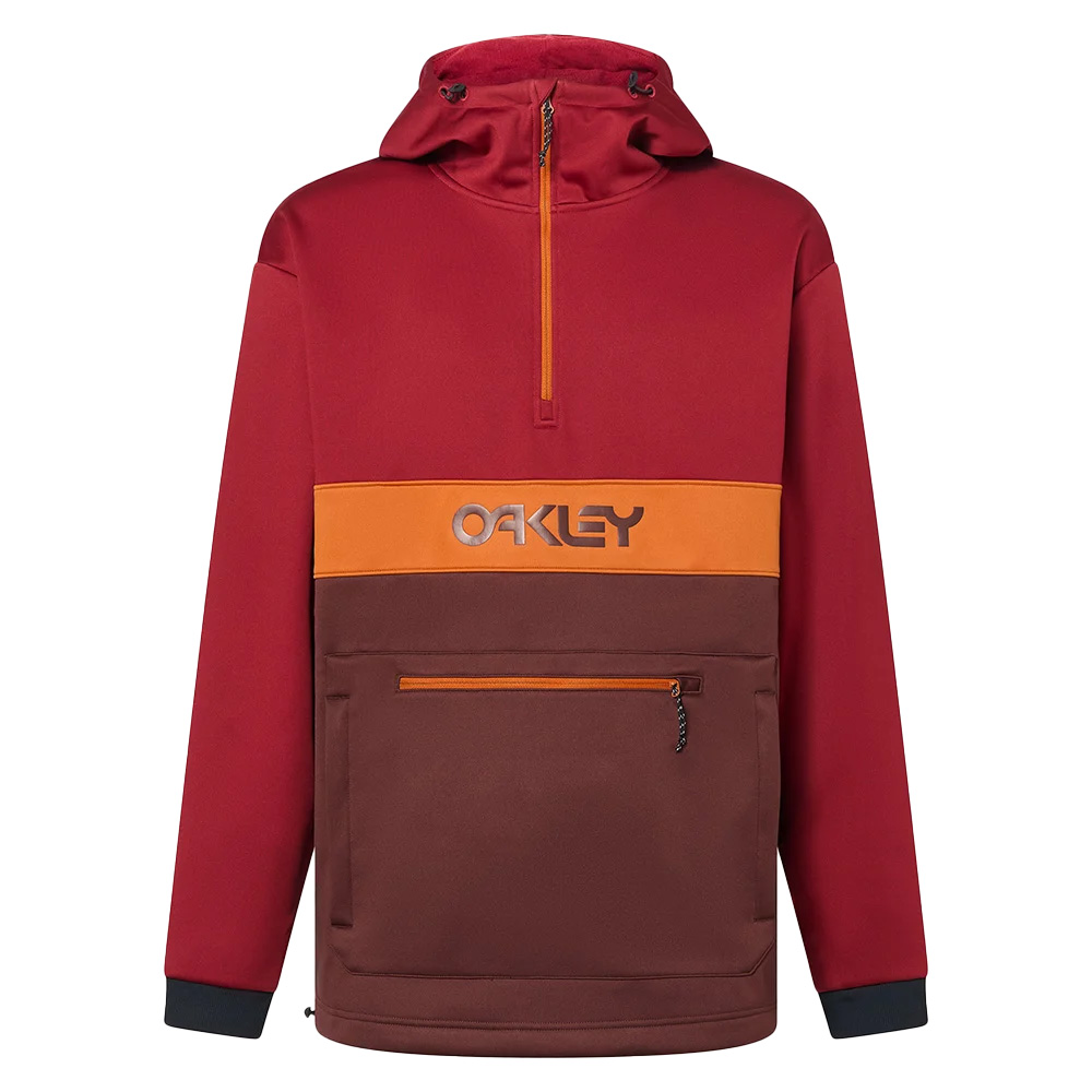 Oakley Men's TNP Nose Grab Softshell Hoodie XL - Grenache/Iron Red | The House