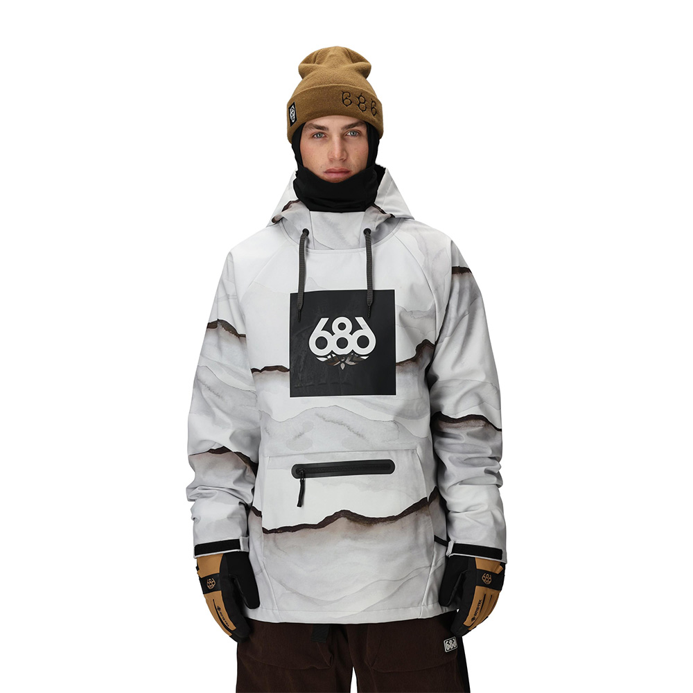 686 Men's 10K Waterproof Hoody Anorak Snowboard Jacket