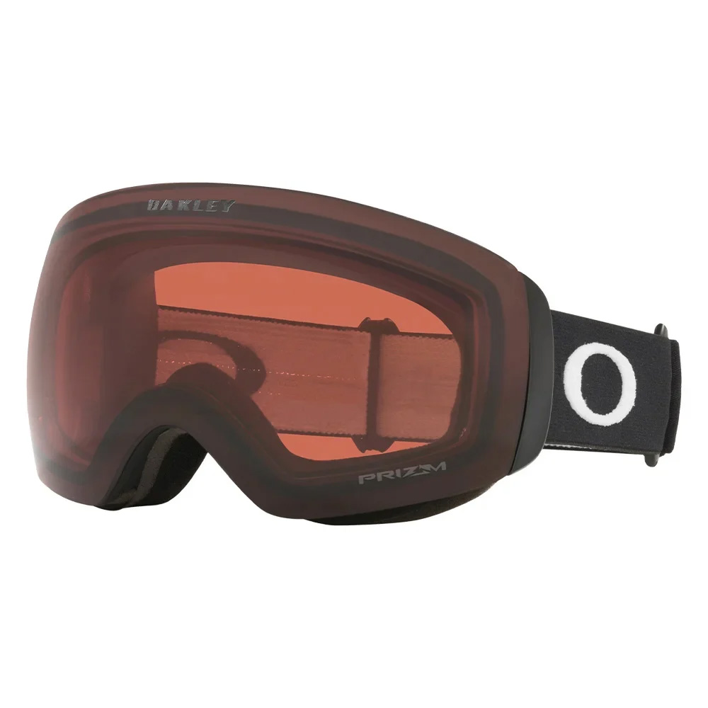 Oakley Flight Deck M Snow Goggle   Matte Black w/ Prizm Garnet Lens Medium | The House