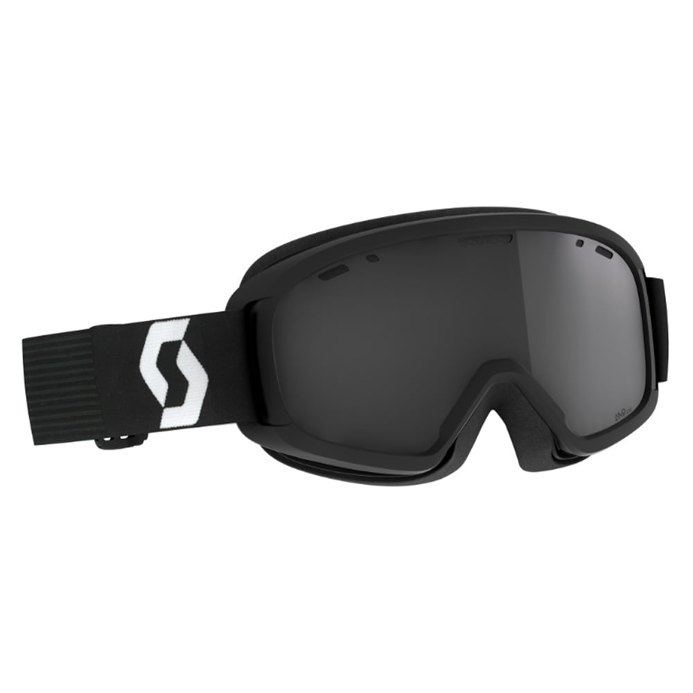 Scott Sports Junior Witty Chrome Goggle - Mineral Black/White with AMP Black Chrome S3 Lens Medium | The House