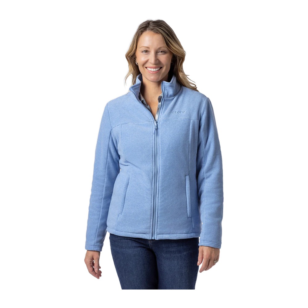 ORORO River Ridge Women's Heated Fleece Liner Jacket with Rechargeable Battery 2XL - Blue | The House
