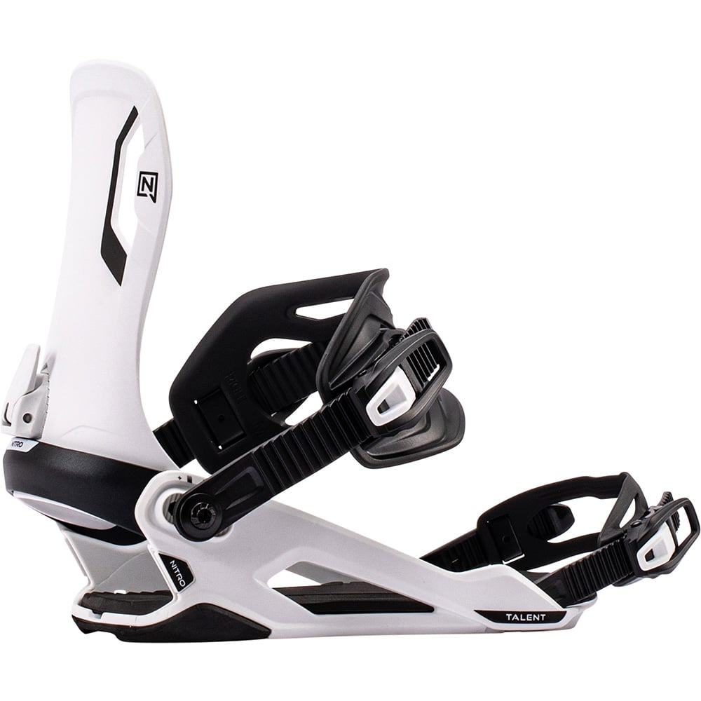 Nitro Talent 2027 Unisex Snowboard Bindings Small - White | The House