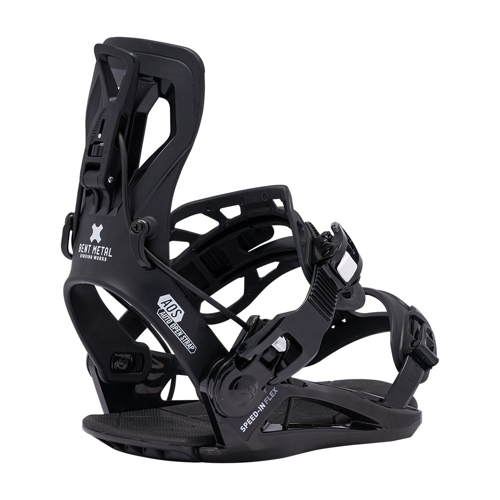 Bent Metal Speed-In Flex Lite Snowboard Bindings XL - Black | The House