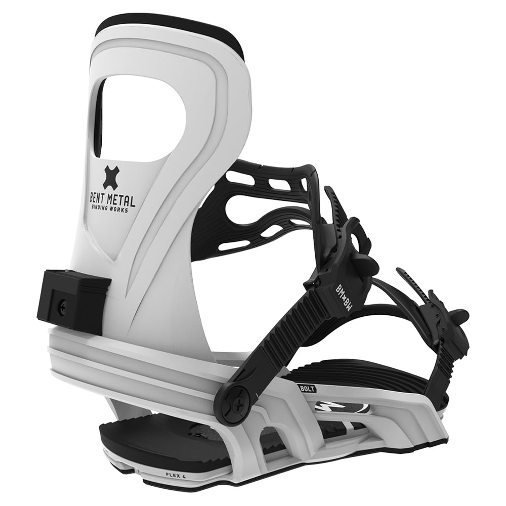 Bent Metal Bolt Snowboard Bindings Medium - White | The House