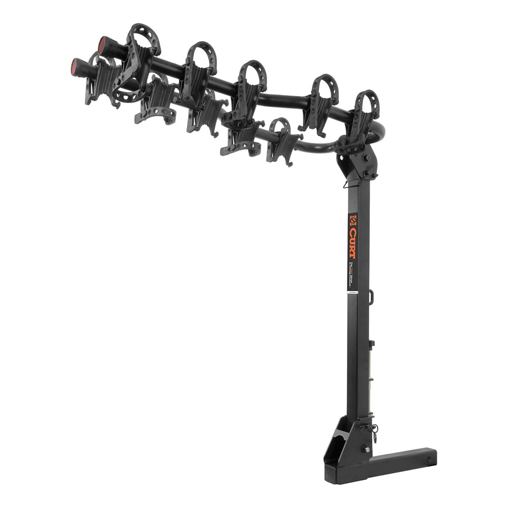 CURT 18065 Premium Hitch-Mounted 5 Bike Rack, 2 inch Shank - Black | The House