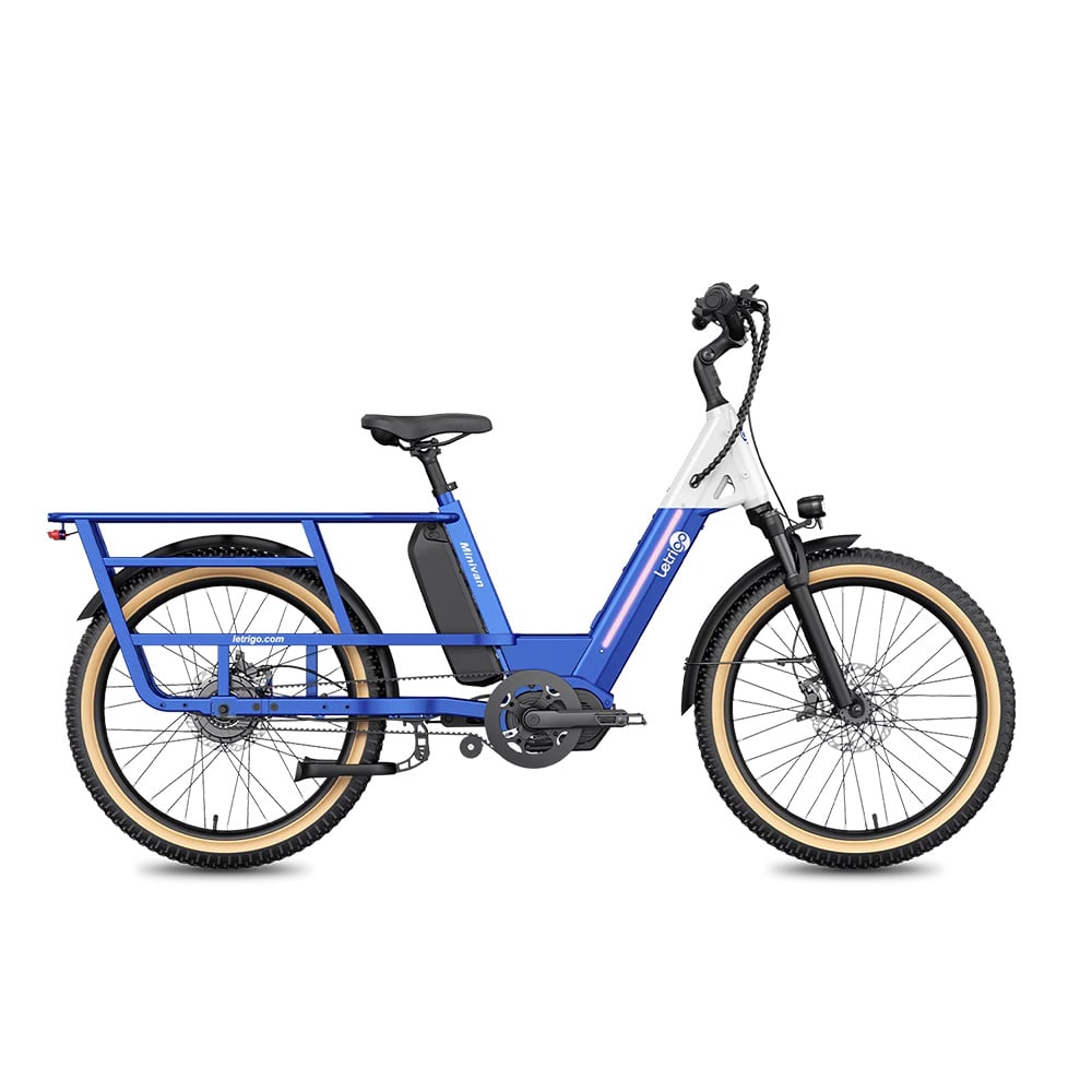 The House Letrigo Minivan E-Bike - Blue/White | The House
