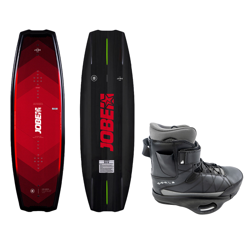 Jobe Logo Series Wakeboard with CTRL Scope Closed-Toe Bindings — image 4