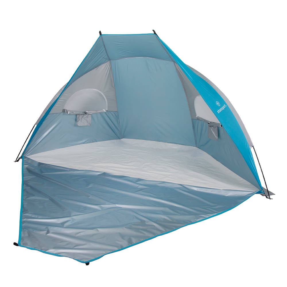 Stansport UPF 50+ Beach Cabana with Zippered Door - Sand | The House