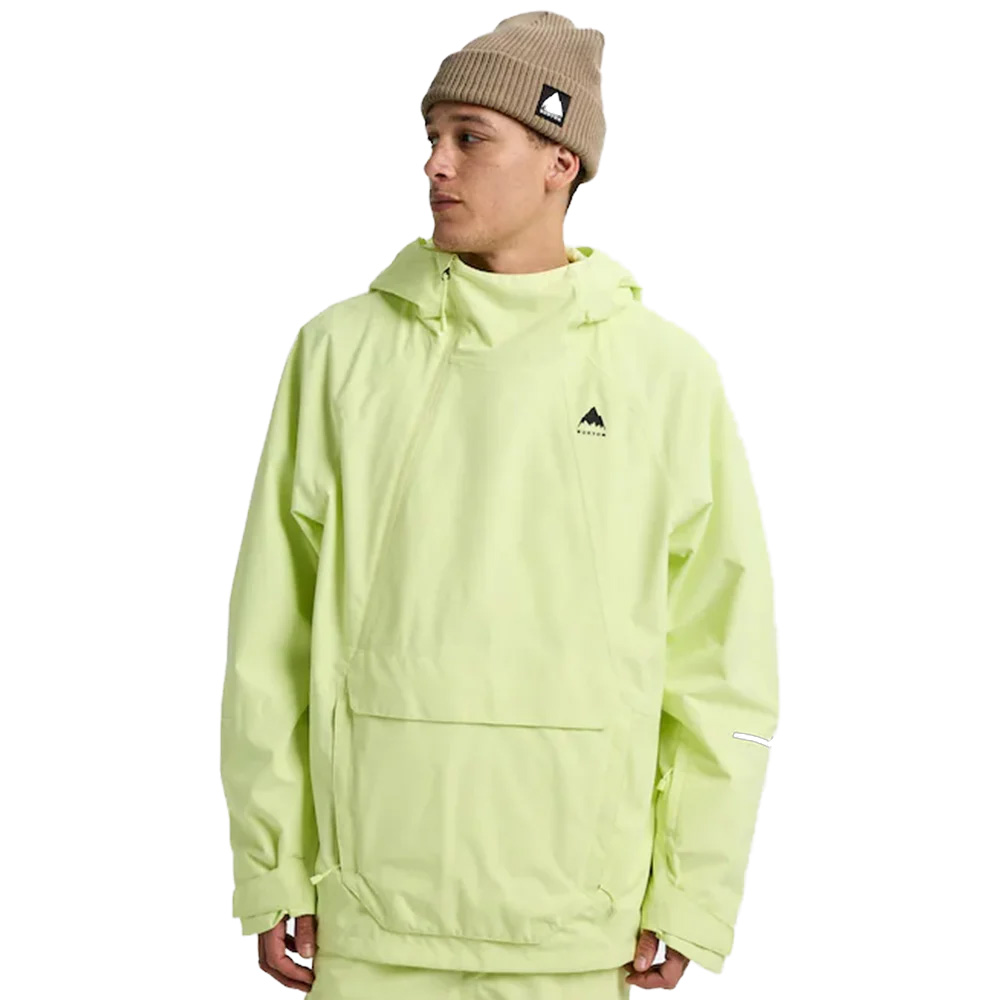 Burton Burton Men's Reserve 2L Relaxed Anorak Snow/Ski Jacket Medium - Glow Yellow Green | The House - $181.95 at The House