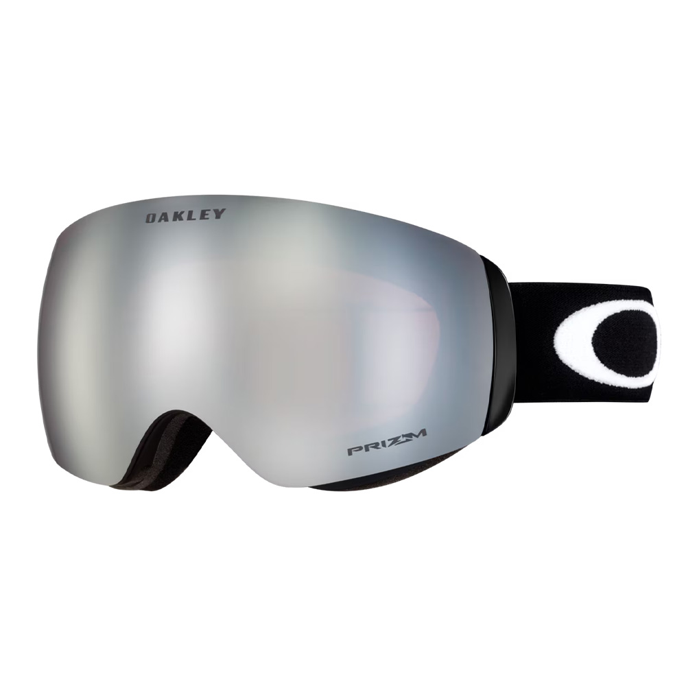 Oakley Flight Deck M Snow Goggle   Matte Black w/ Prizm Black Iridium Lens Medium   Blue | The House