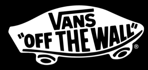 black and white logo vans