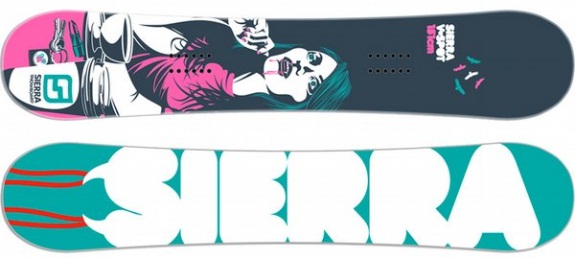 Lurk Striped seaweed Sierra V Spot Snowboard Review - The-House
