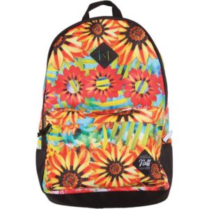 multicolored sunfloral pattern Neff Scholar Backpack