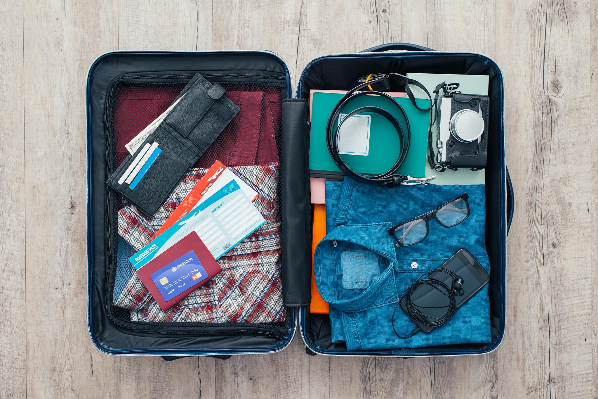 suitcase travel needs